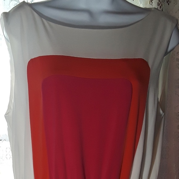 Roz & Ali Dresses & Skirts - 💃Roz & Ali Hi Sheer Sleeveless Dress 14